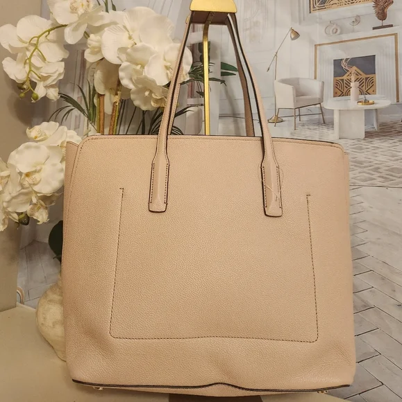 Kate Spade Light Blush Pink Tote. New Without Tags. Beautiful Big Tote! - Picture 2 of 16